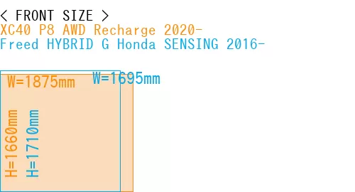 #XC40 P8 AWD Recharge 2020- + Freed HYBRID G Honda SENSING 2016-